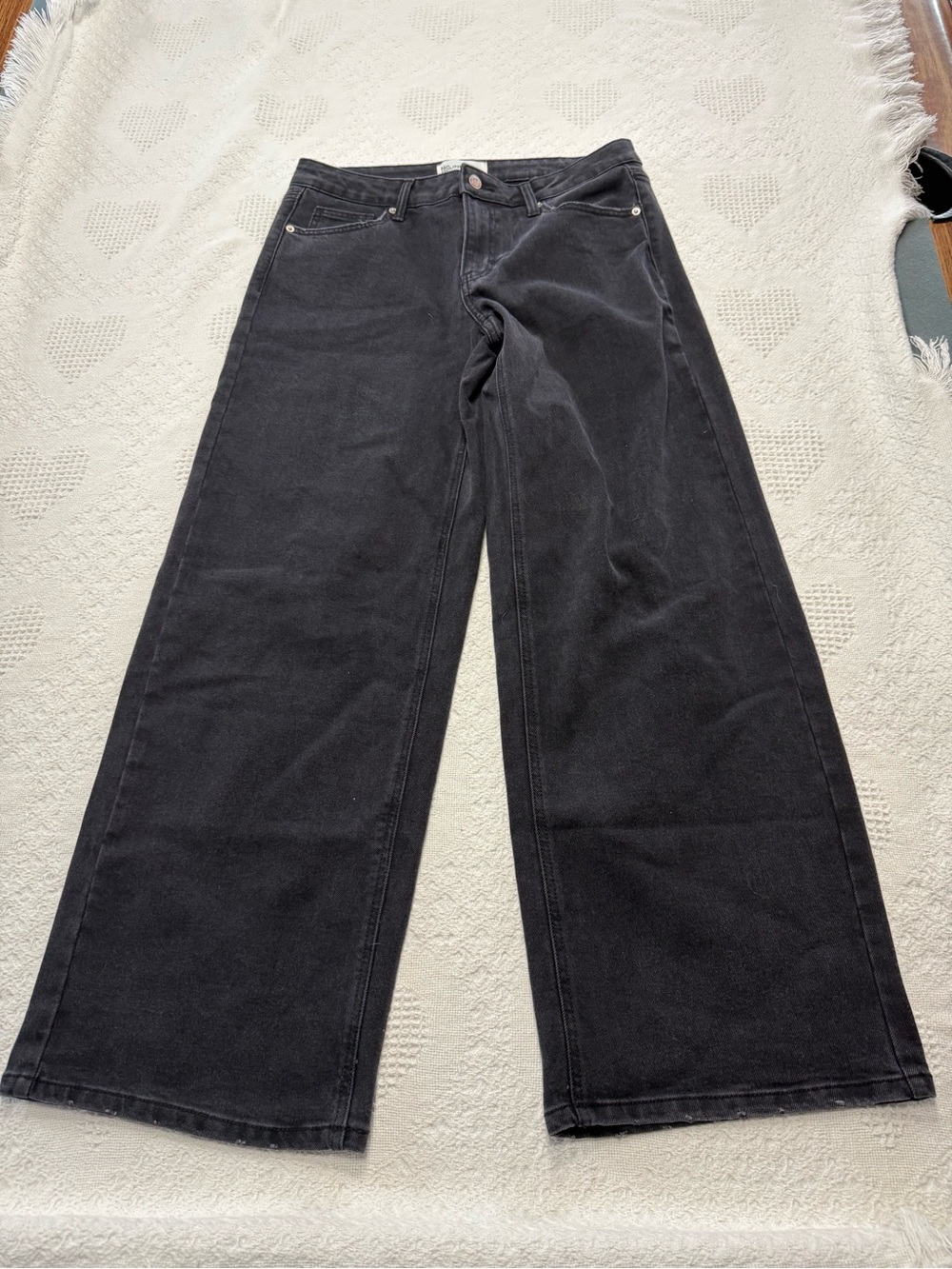 No Boundaries Black Baggy Wide Leg Jeans (8)